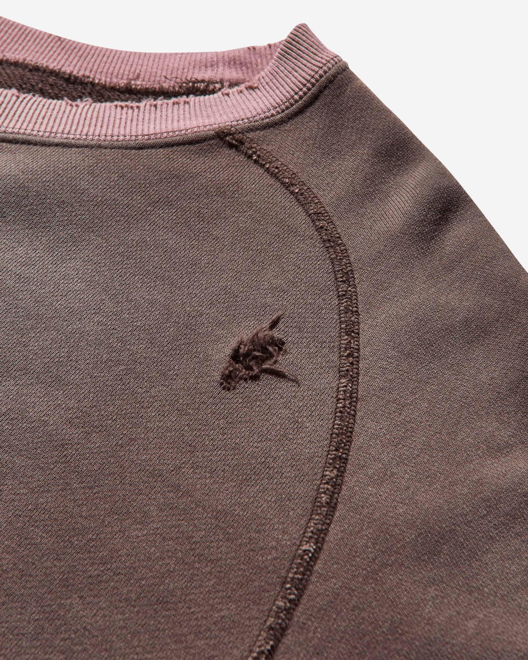 Needles Sweatshirts^Men's 2-Tone Crewneck Sweatshirt Brown