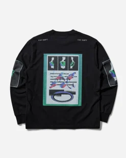 Cav Empt T-Shirts|T-Shirts^Men's Torshin_SEQ Longsleeve T-Shirt Black