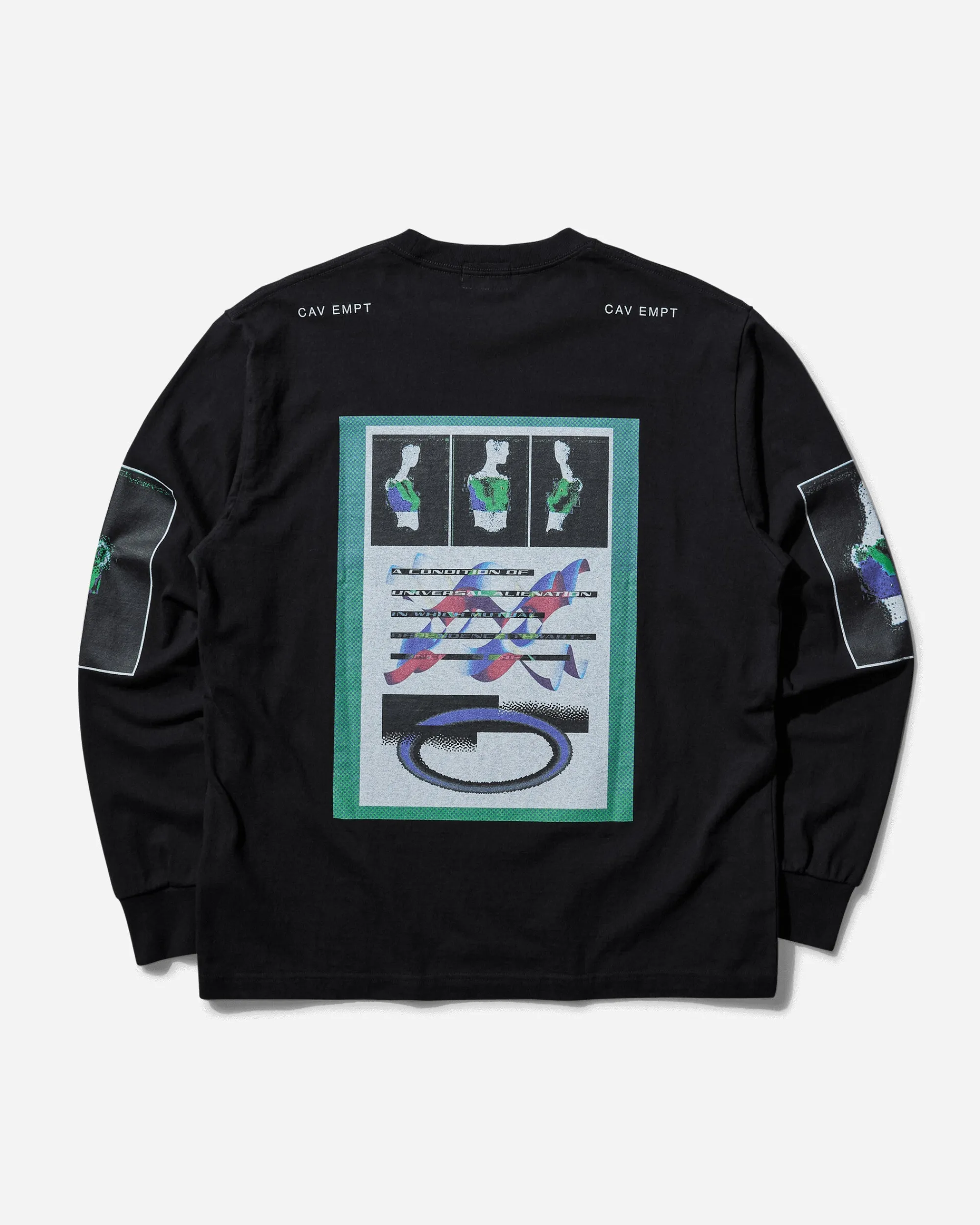 Cav Empt T-Shirts|T-Shirts^Men's Torshin_SEQ Longsleeve T-Shirt Black