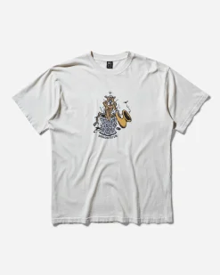 Brain Dead T-Shirts|T-Shirts^Men's Trash Cat T-Shirt Natural