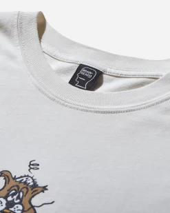 Brain Dead T-Shirts|T-Shirts^Men's Trash Cat T-Shirt Natural