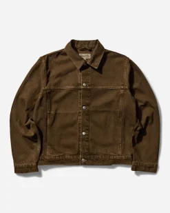 Stüssy Coats And Jackets|Coats And Jackets^Men's Trucker Denim Jacket Mushroom