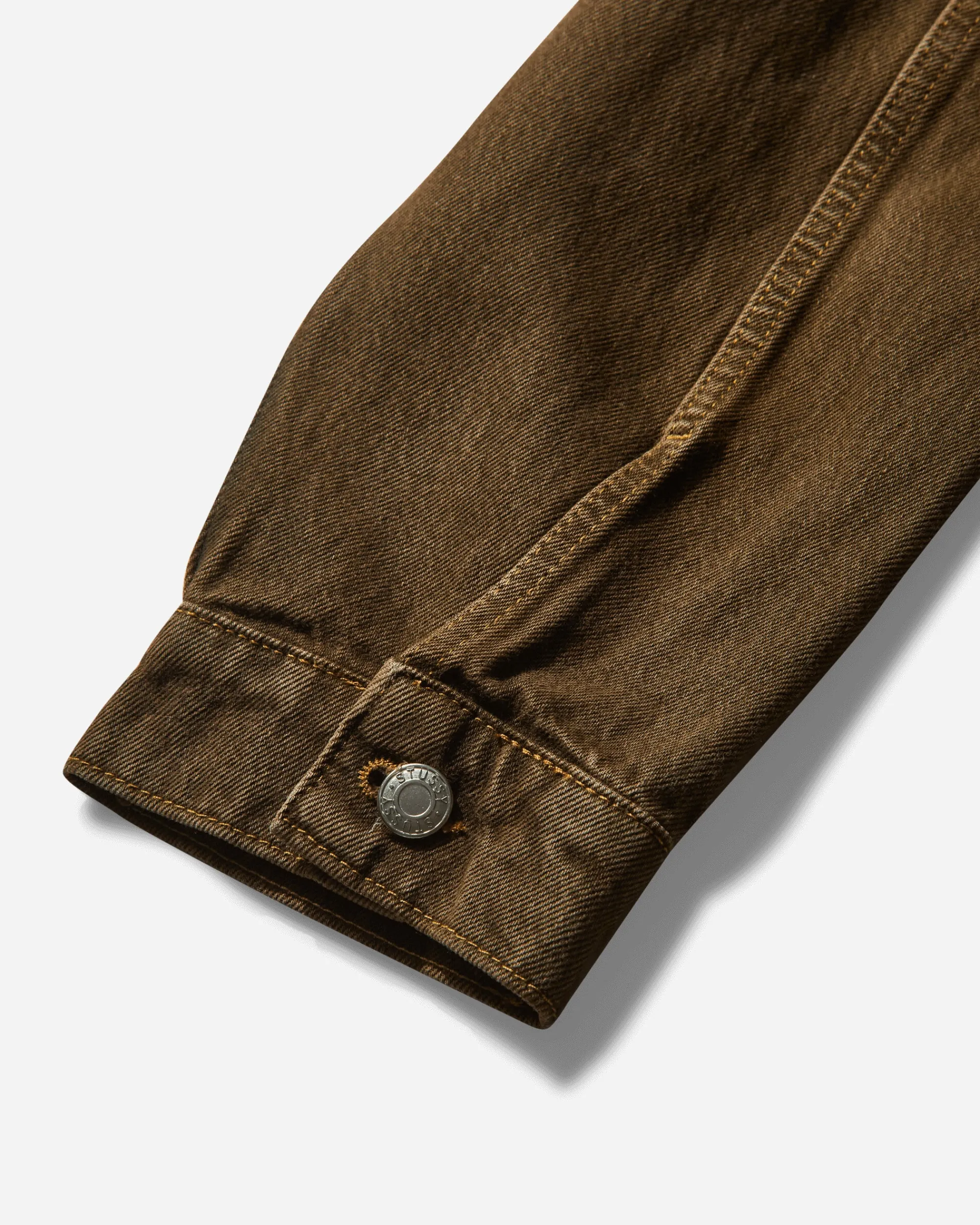 Stüssy Coats And Jackets|Coats And Jackets^Men's Trucker Denim Jacket Mushroom