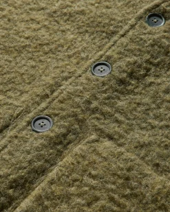 Our Legacy Knitwear^Men's Tumble Wool Cardigan Fresh Moss