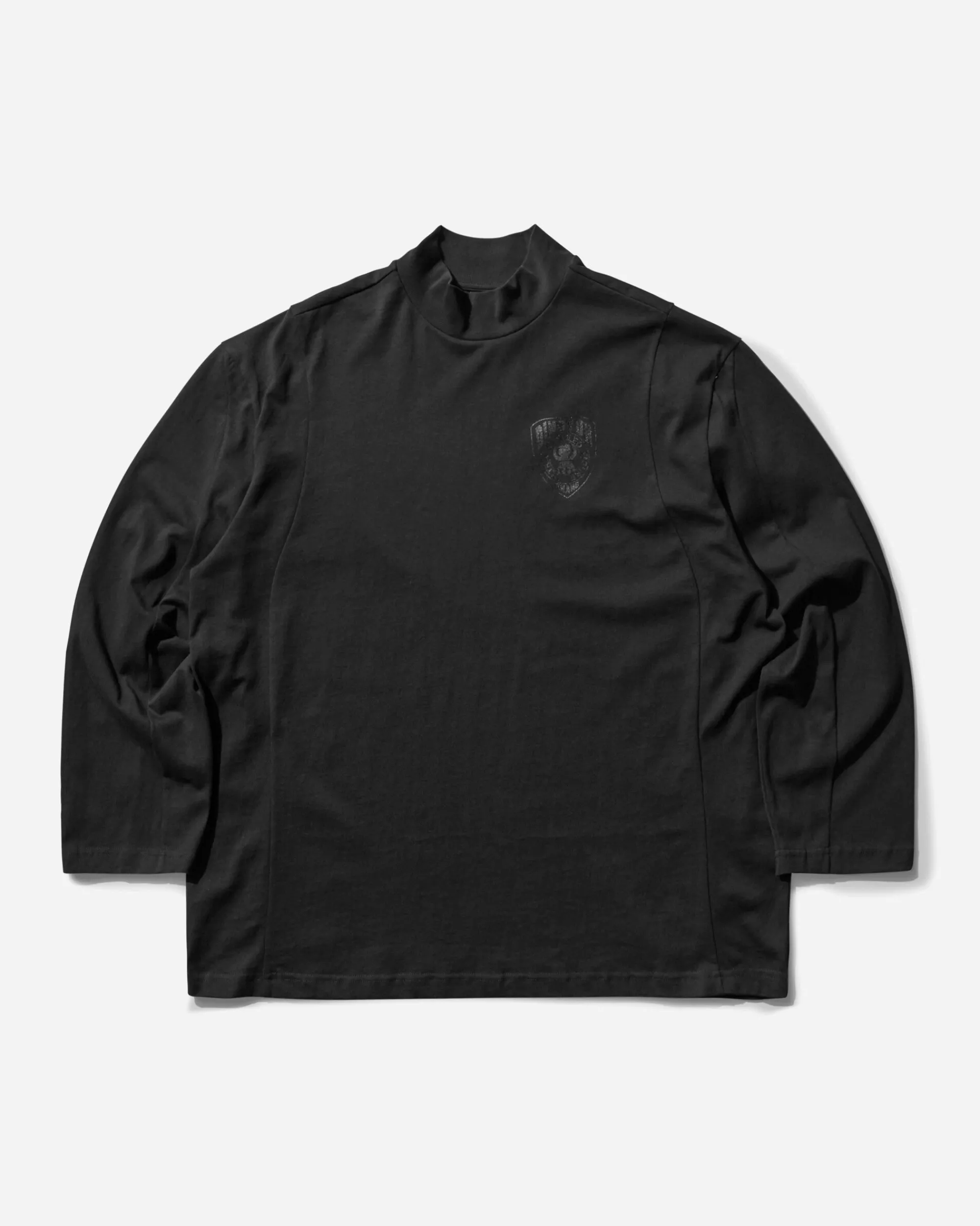 Dingyun Zhang T-Shirts^Men's Turtleneck Longsleeve Top Black