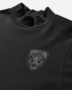 Dingyun Zhang T-Shirts^Men's Turtleneck Longsleeve Top Black