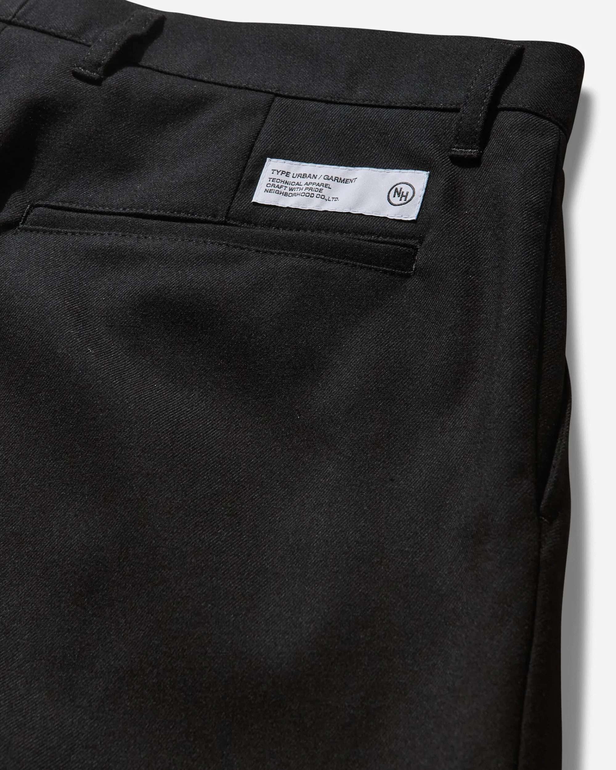 Neighborhood Pants^Men's Two Tuck Pants Black