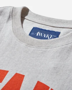 Awake NY T-Shirts^Men's Varsity T-Shirt Charcoal Heather