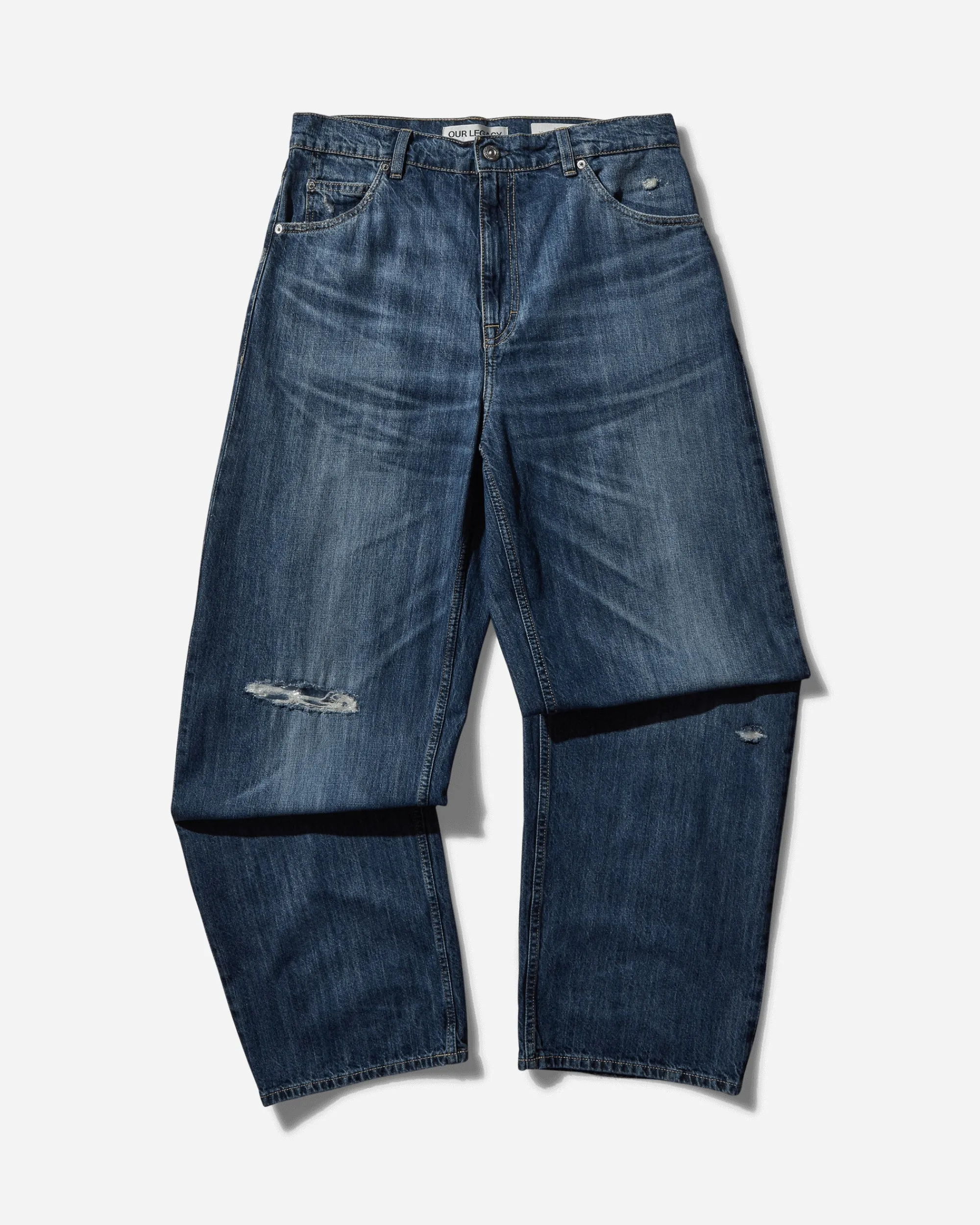 Our Legacy Pants^Men's Vast Cut Jeans Vintage Rubber Repair Denim
