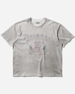 Guess USA T-Shirts^Men's Vintage Graphic T-Shirt Alabaster White