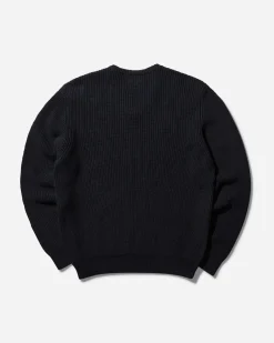 Noah Knitwear^Men's V-Neck Shaker Stitch Sweater Navy