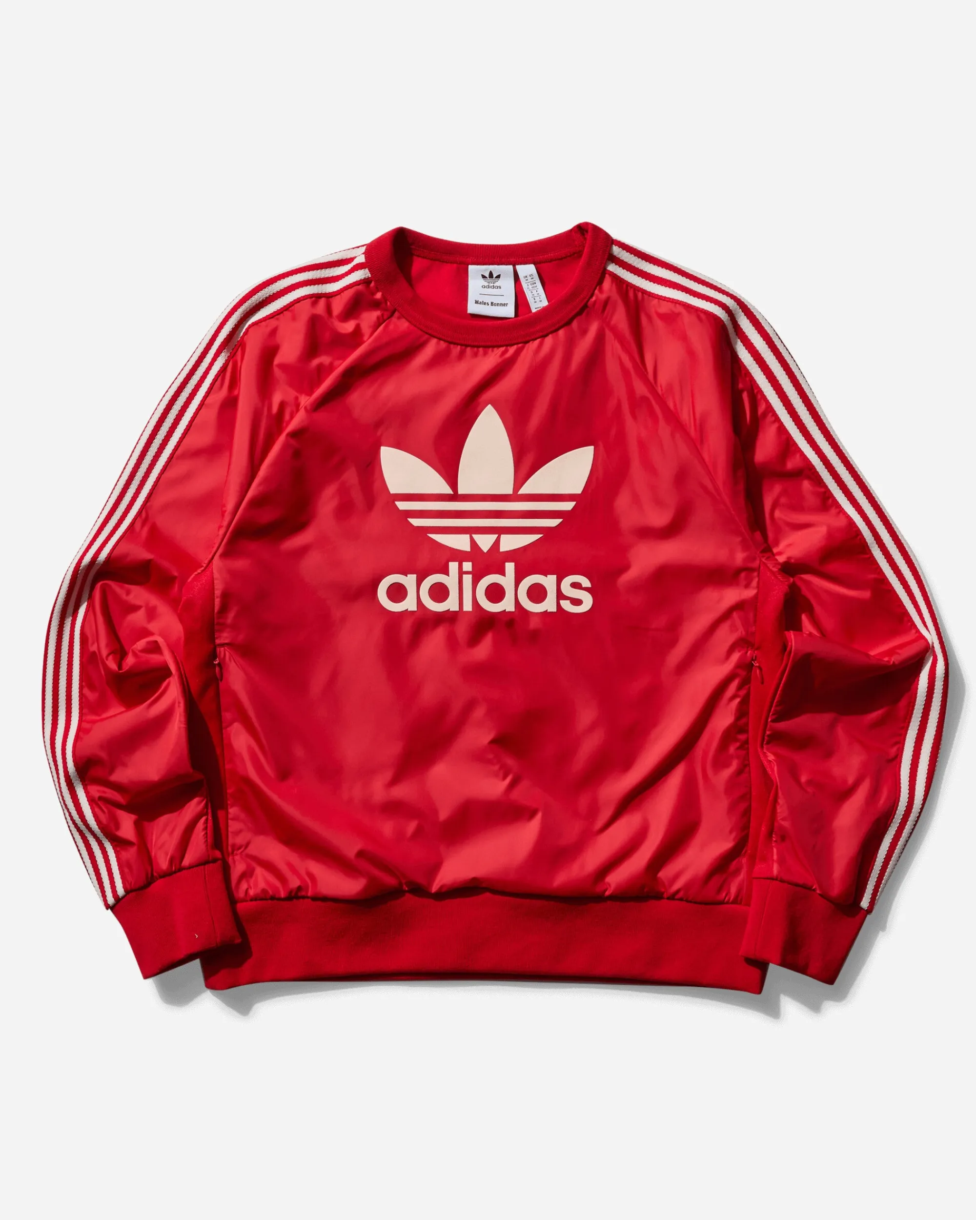 adidas Sweatshirts^Men's Wales Bonner Nylon Crew Jersey Better Scarlet