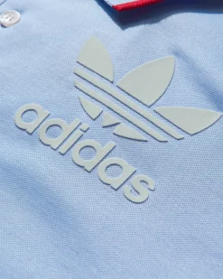 adidas T-Shirts^Men's Wales Bonner Polo Shirt Glow Blue