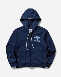 adidas Sweatshirts^Men's Wales Bonner Track Hoodie Collegiate Navy