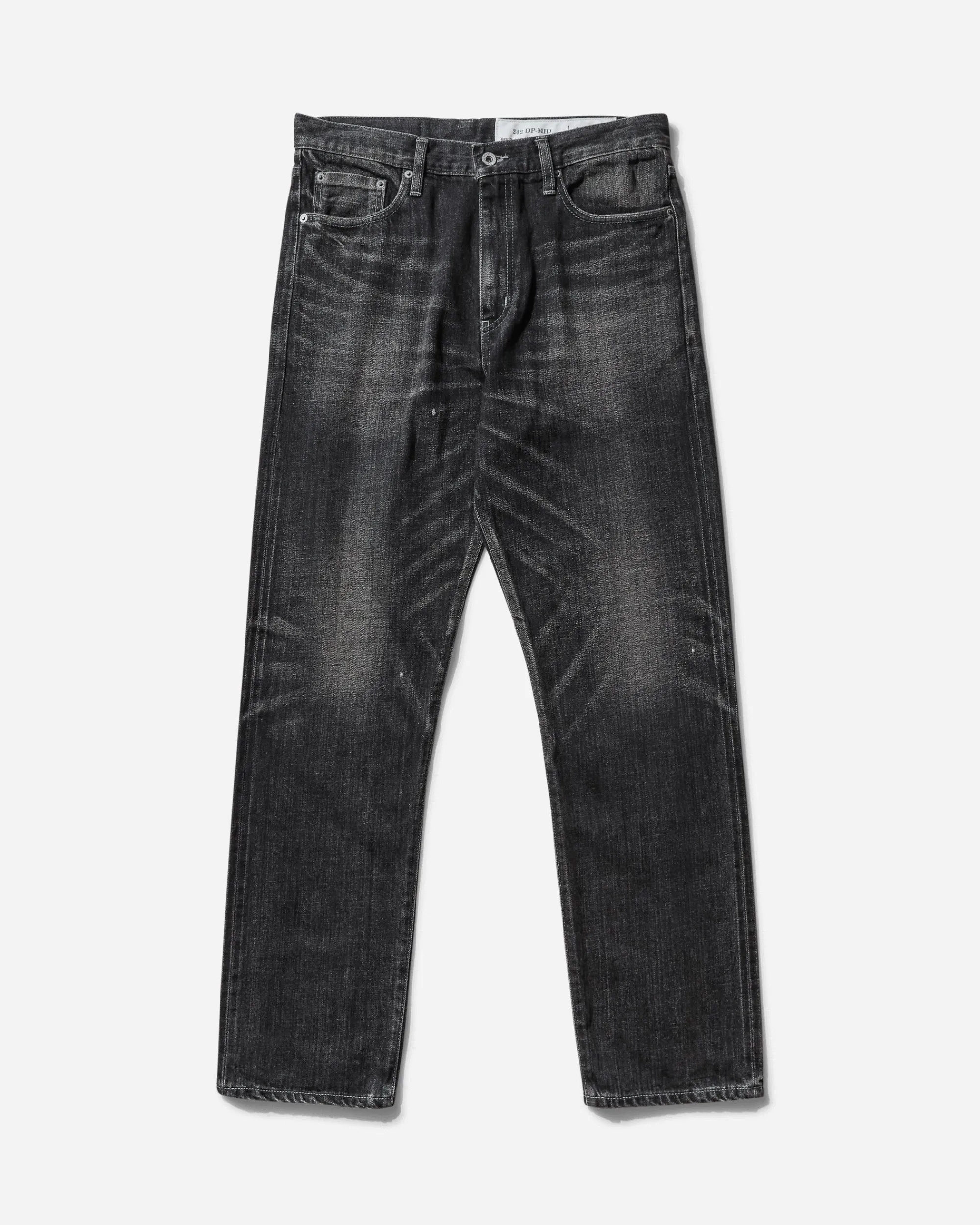 Neighborhood Pants^Men's Washed Denim DP Mid Pants Black