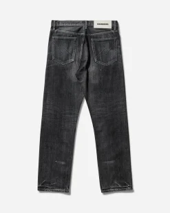 Neighborhood Pants^Men's Washed Denim DP Mid Pants Black