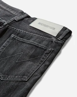 Neighborhood Pants^Men's Washed Denim DP Mid Pants Black