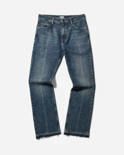 Guess USA Pants^Men's Washed Denim Pants Coated Used Indigo