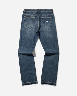 Guess USA Pants^Men's Washed Denim Pants Coated Used Indigo