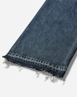 Guess USA Pants^Men's Washed Denim Pants Coated Used Indigo