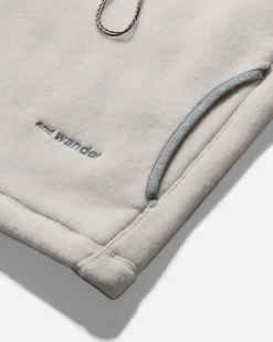 and wander Sweatshirts^Men's Wool Fleece Pullover Off White