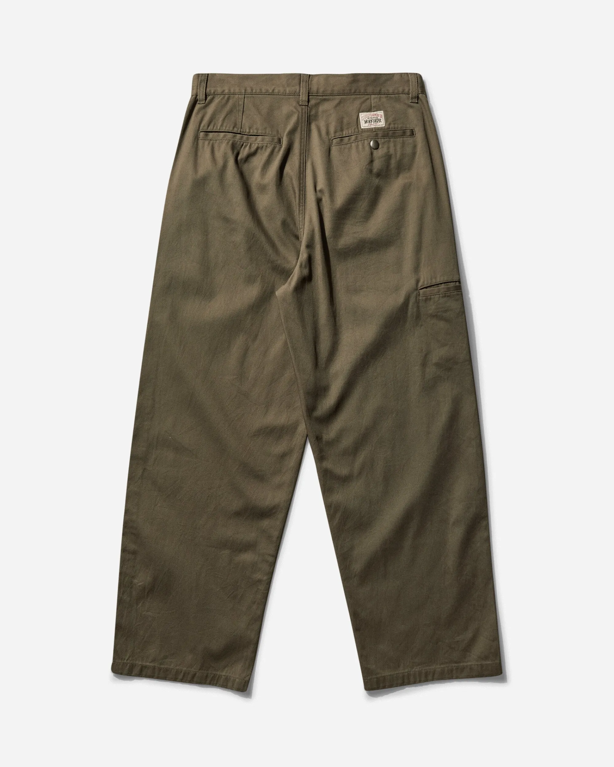 Stüssy Pants|Pants^Men's Workgear Twill Trousers Surplus Green