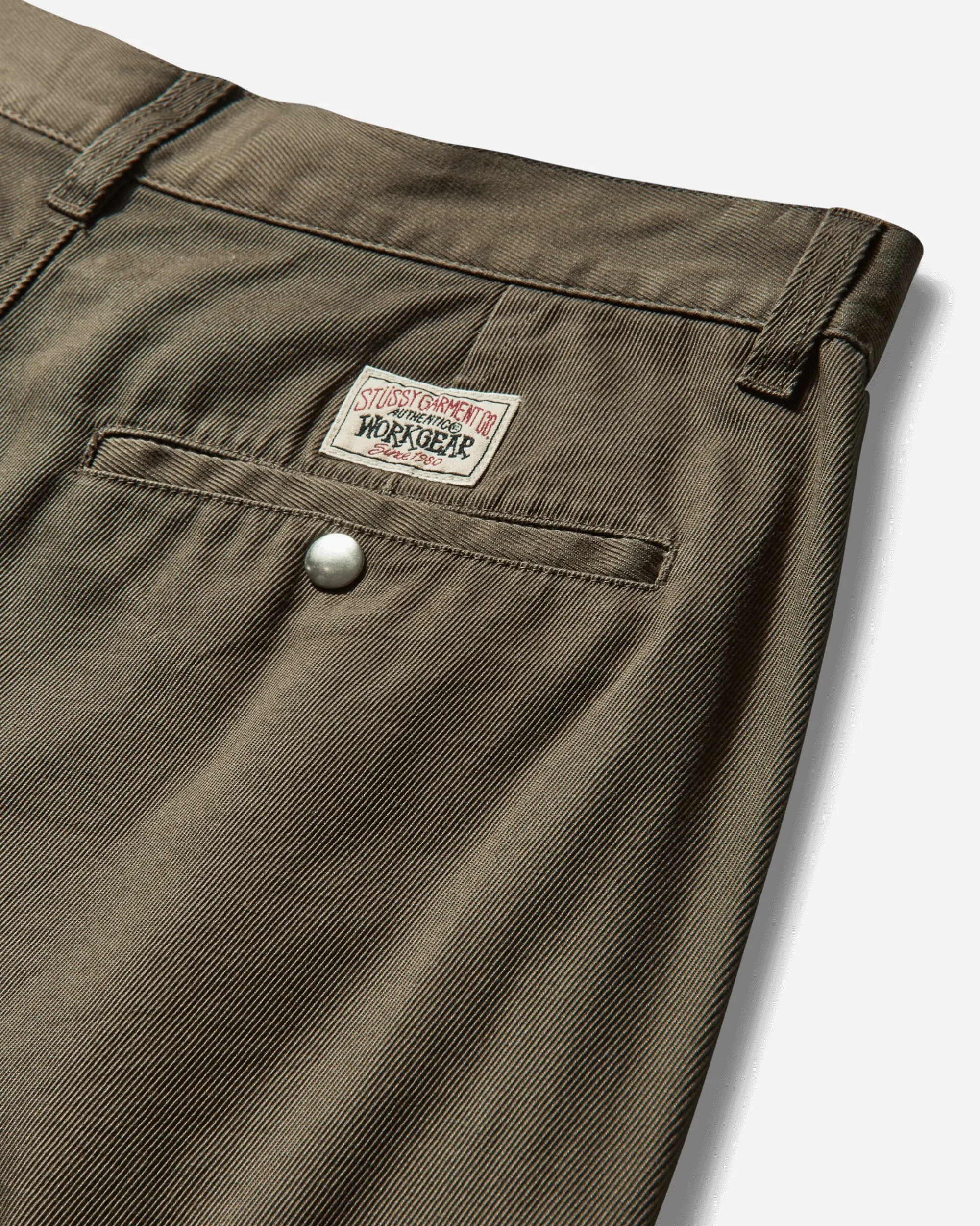 Stüssy Pants|Pants^Men's Workgear Twill Trousers Surplus Green