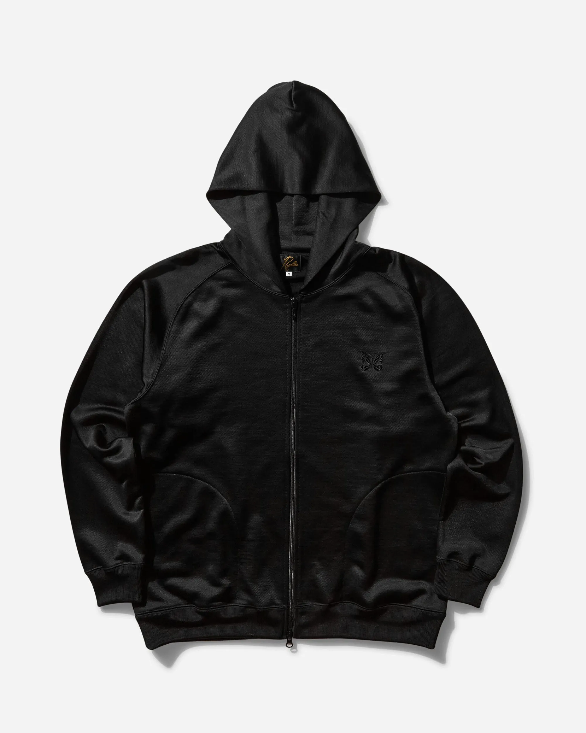Needles Sweatshirts^Men's Zipped Hoodie Black