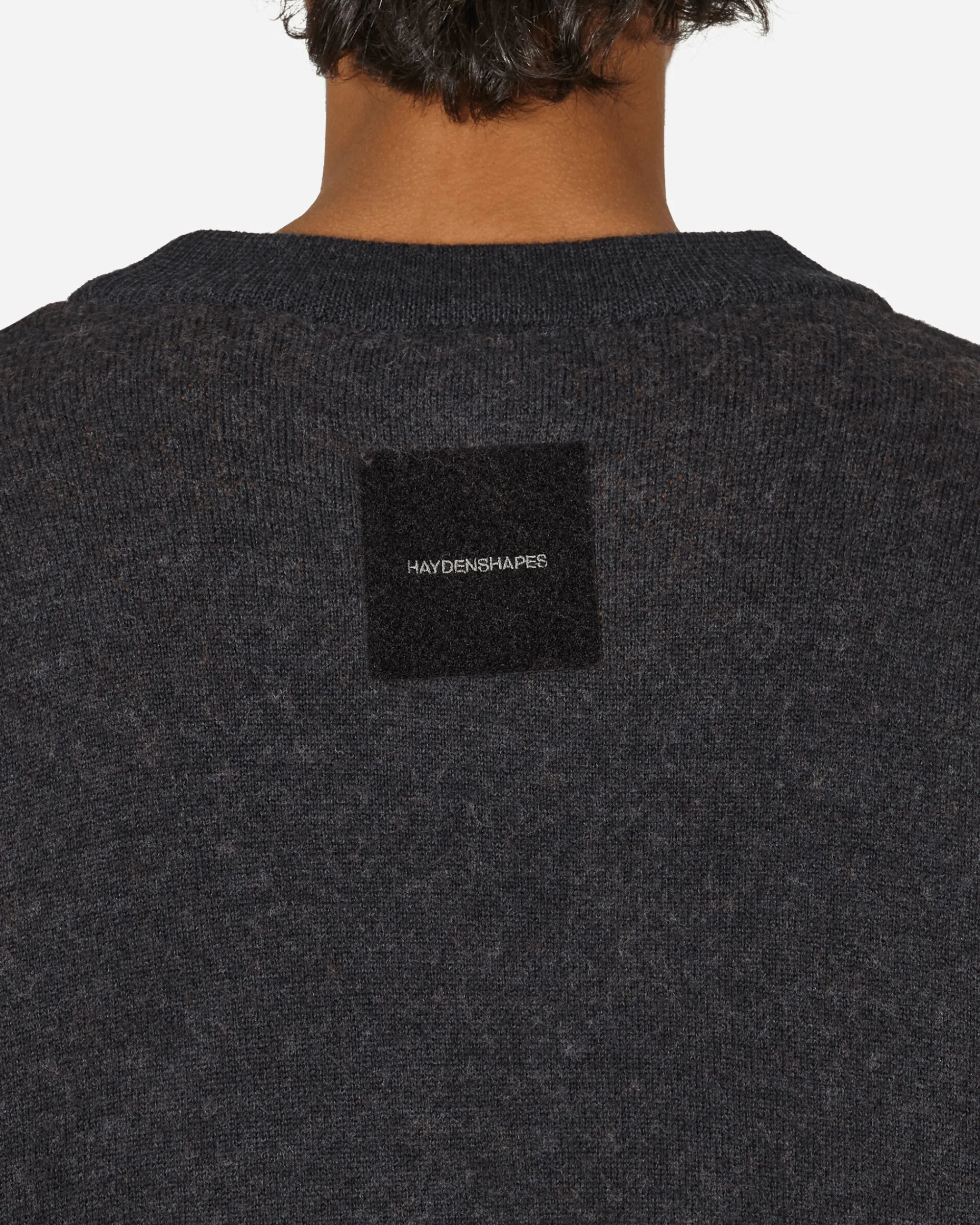 Haydenshapes Knitwear^Merino Flame Knitted Sweater Black / Red