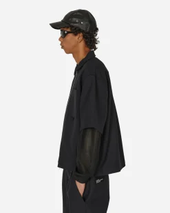 Haydenshapes T-Shirts^Merino Patch Zip Shirt Black