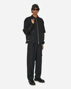 Haydenshapes Pants^Merino Piston Pleated Patch Cargo Pants Black
