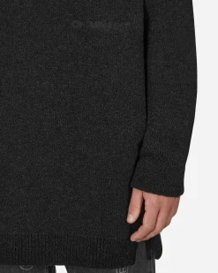 Off-White Knitwear^Micro Bouclé Knit Turtleneck Black