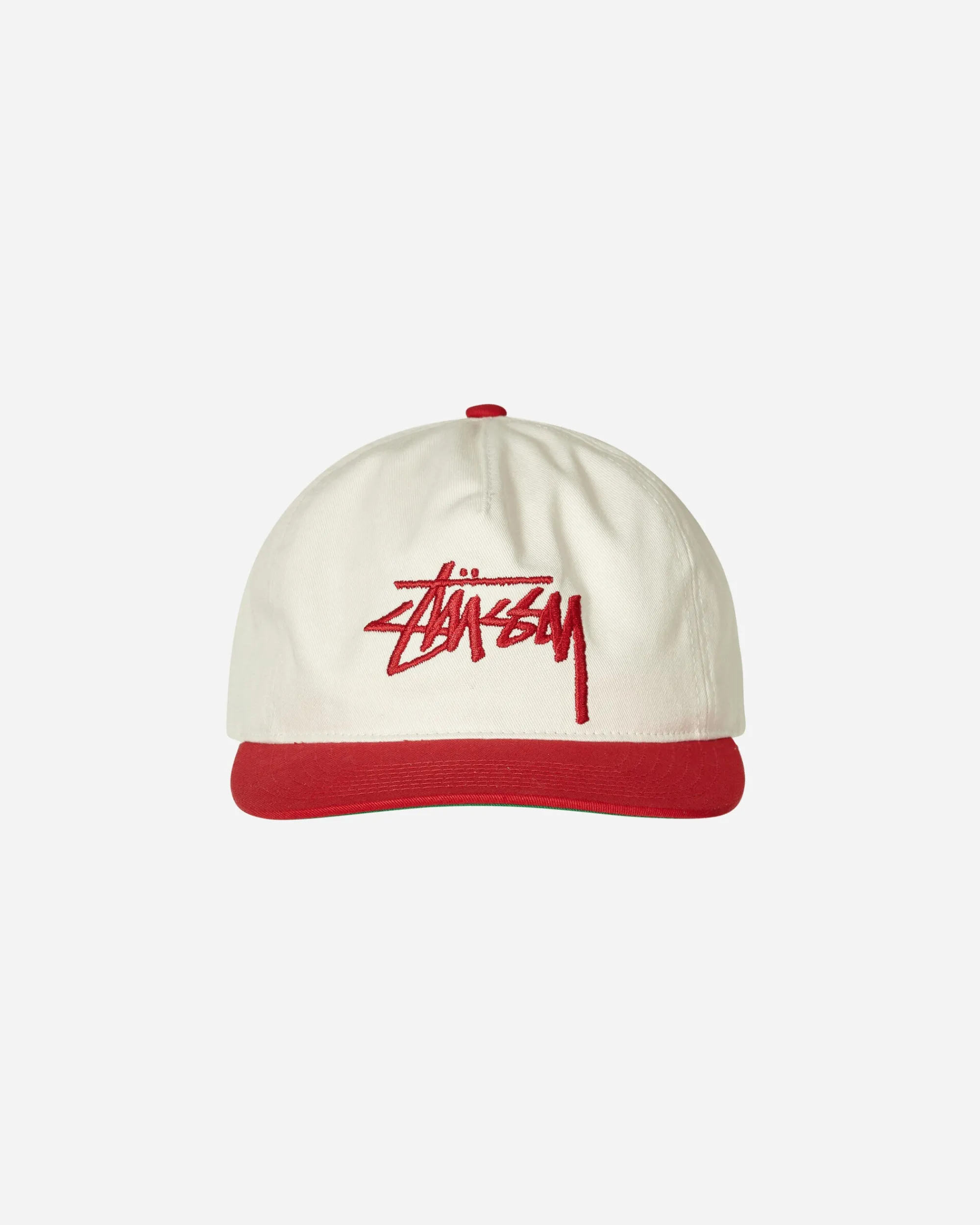 Stüssy Hats|Hats^Mid-Depth Big Stock Cap Cardinal