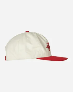 Stüssy Hats|Hats^Mid-Depth Big Stock Cap Cardinal