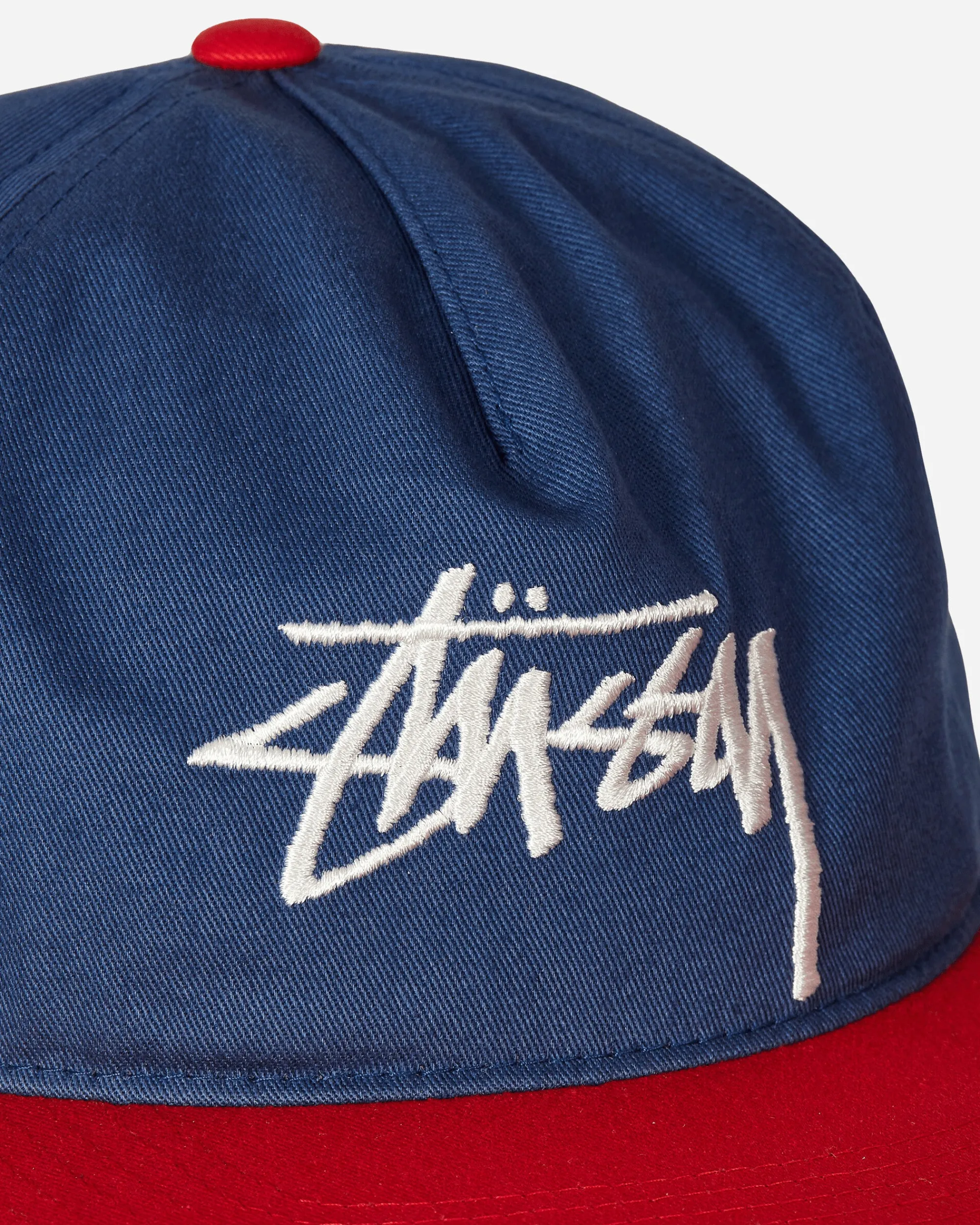 Stüssy Hats|Hats^Mid-Depth Big Stock Cap Navy