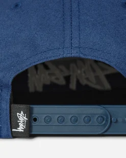 Stüssy Hats|Hats^Mid-Depth Big Stock Cap Navy
