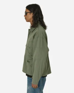 Stüssy Shirts^Military Longsleeve Overshirt Olive