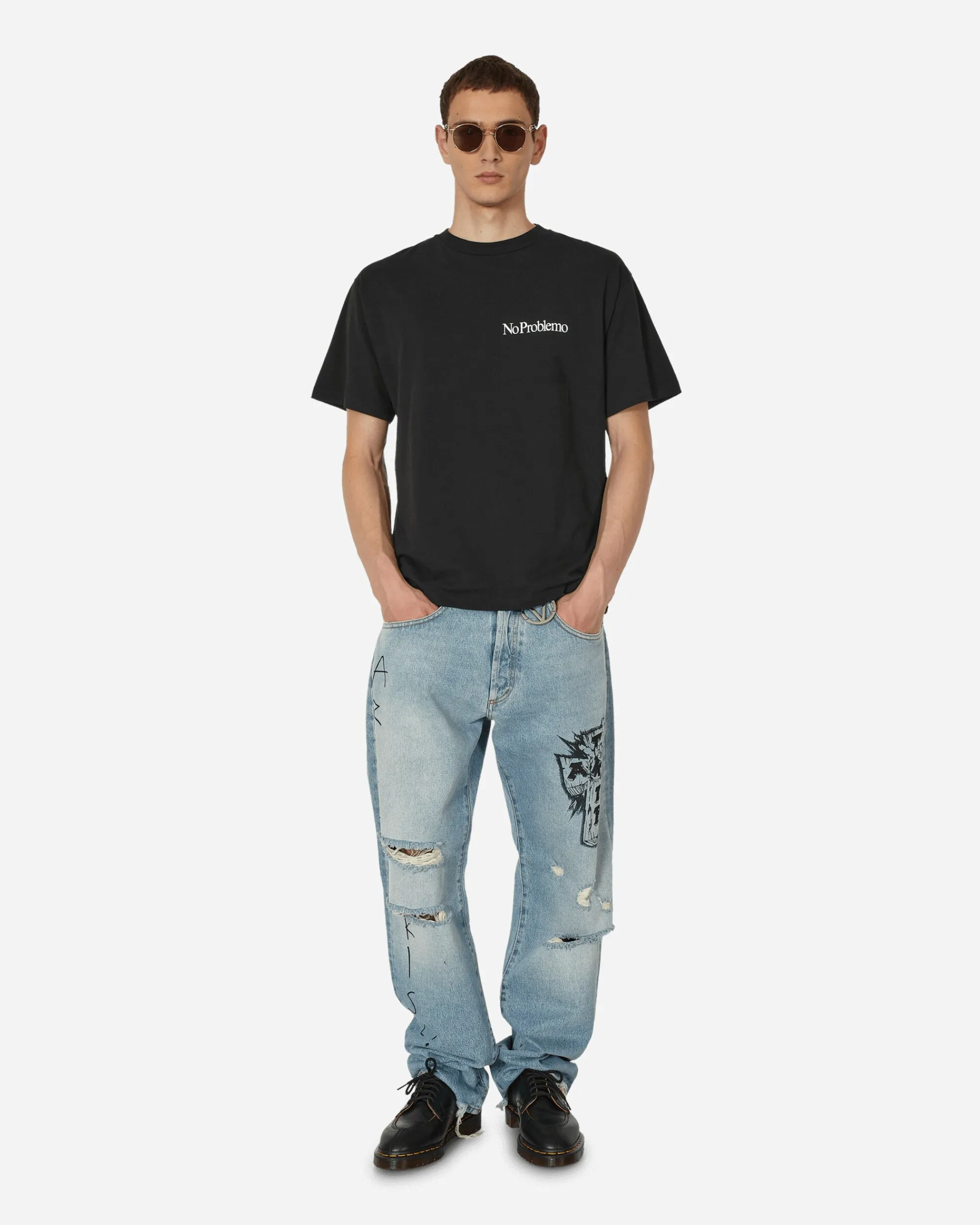 Aries T-Shirts^Mini Problemo T-Shirt Black