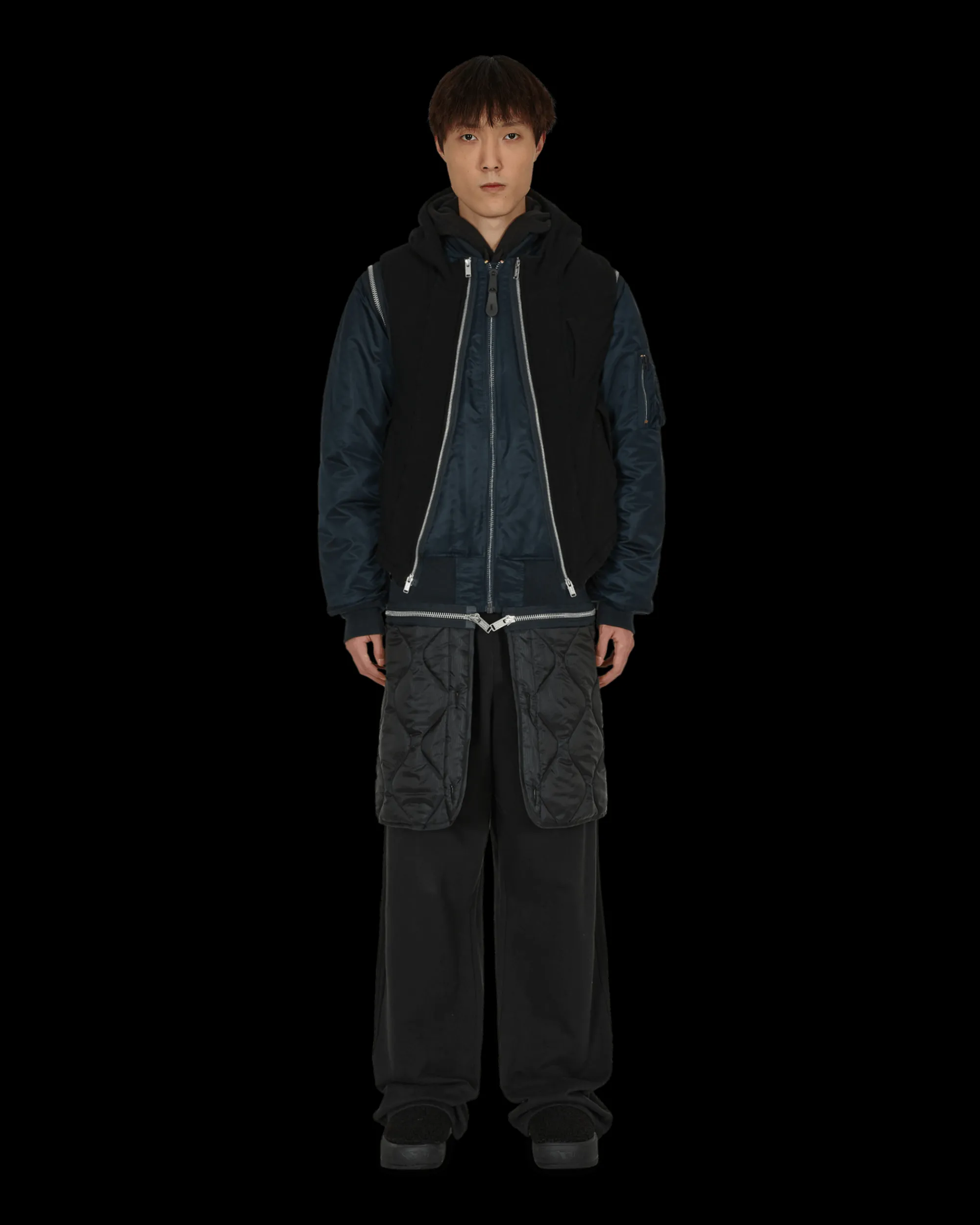 Undercover Coats And Jackets^Modular Coat Blue