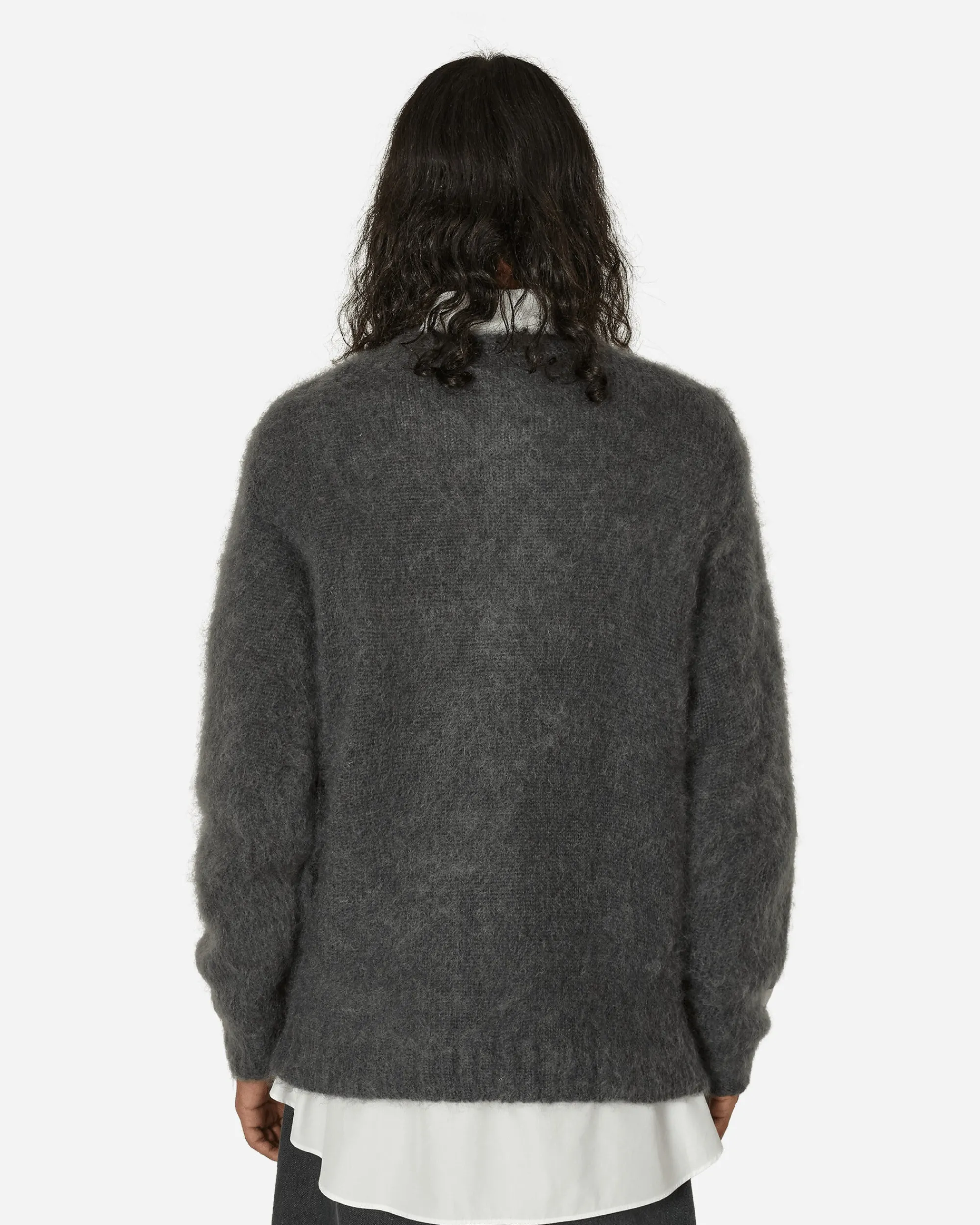 Undercover Knitwear^Mohair Knit Sweater Grey