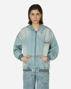 Stingwater Coats And Jackets^Moses Bomber Hoodie Vintage Blue