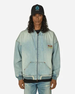 Stingwater Coats And Jackets^Moses Bomber Hoodie Vintage Blue