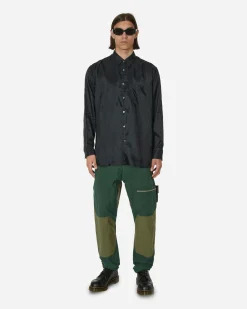 Phingerin Pants^Moving Diagonal Pants Green / Olive