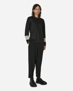 Comme Des Garçons Homme Plus T-Shirts^Multi-Layer Longsleeve T-Shirt Black