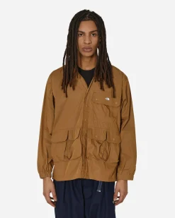 The North Face Coats And Jackets^Multi-Pocket Hooded Cardigan Utility Brown