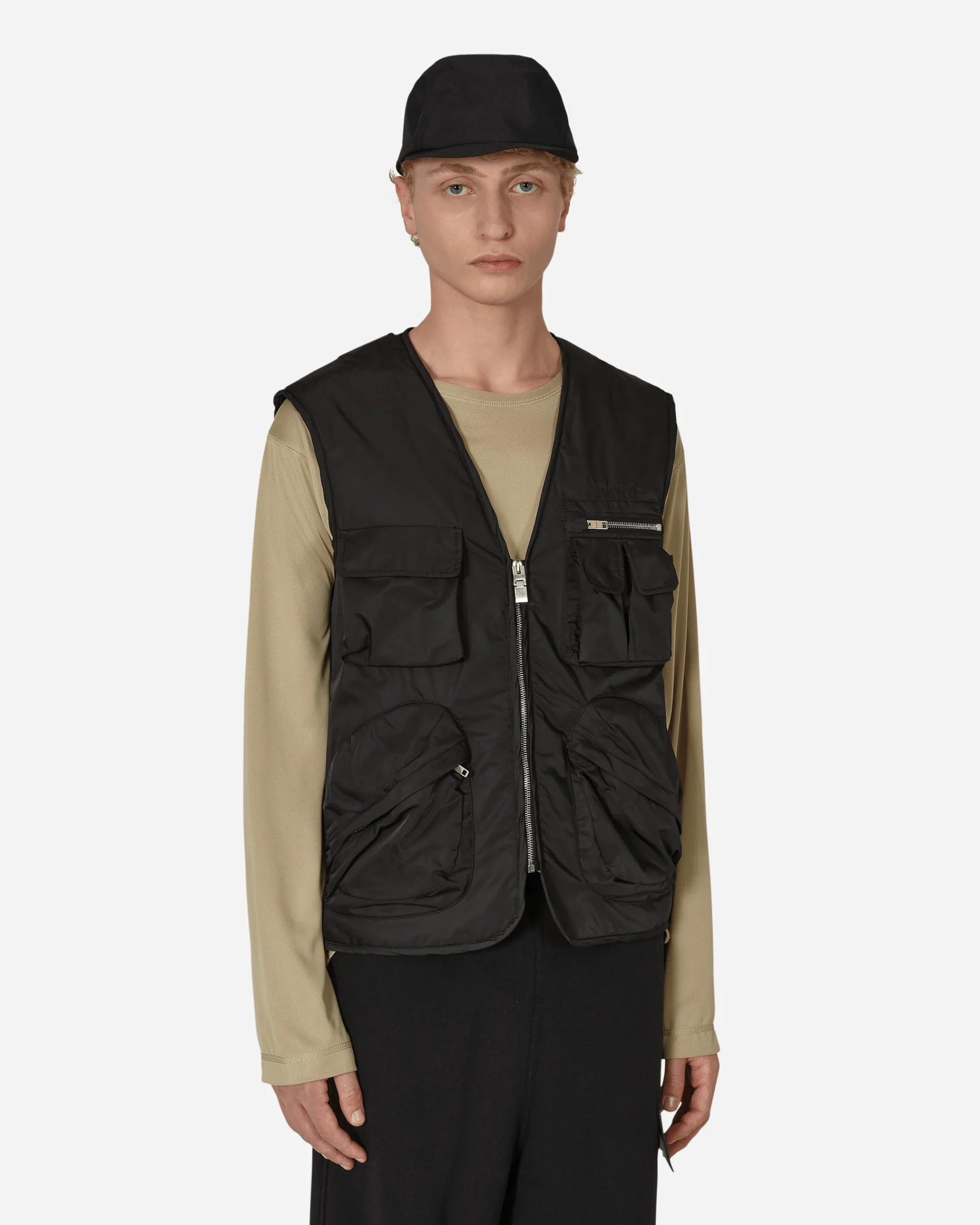 Givenchy Coats And Jackets^Multipockets Nylon Vest Black