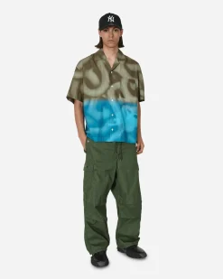 Awake NY Shirts^Mundo Dip Dyed Camp Shirt Brown / Blue