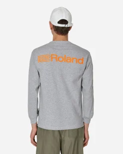 Pleasures T-Shirts^Music Longsleeve T-Shirt Grey
