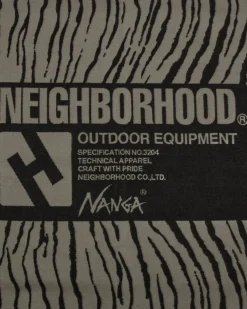 Neighborhood Textile^NANGA Tiger Pattern Wool Blanket Grey