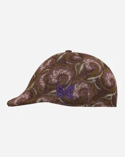 Baracuta Hats|Hats^Needles Jacquard Hunting Hat Dark Brown